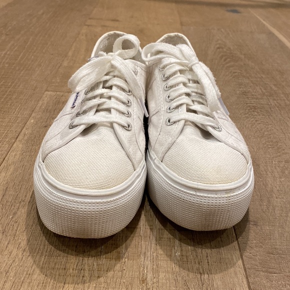SUPERGA 2790 white platform sneakers - Picture 3 of 10